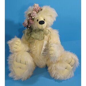 Limited Edition 5/5 Mohair Teddy Bear "Isabella" By Angie Tait 22" Blonde Crown